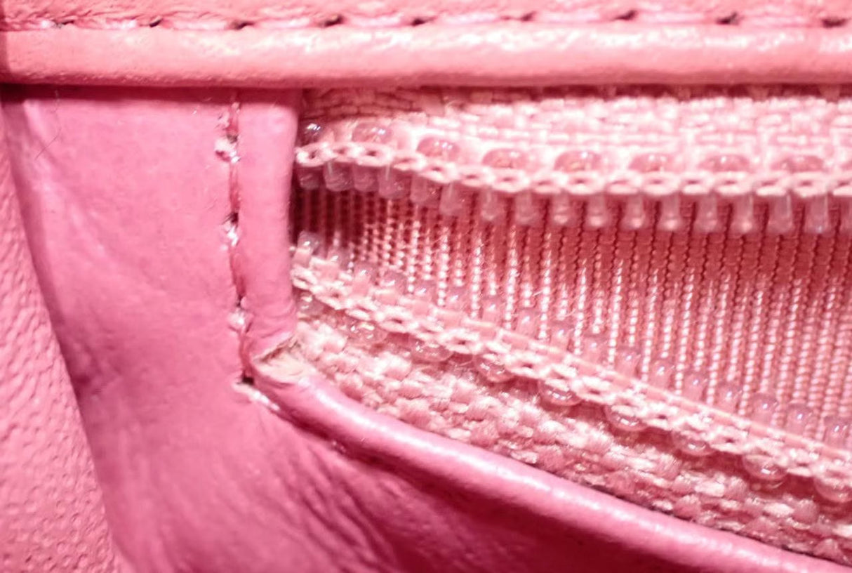 Chanel Pink Colorblock Matelassé Quilted Lambskin Chain Shoulder Bag