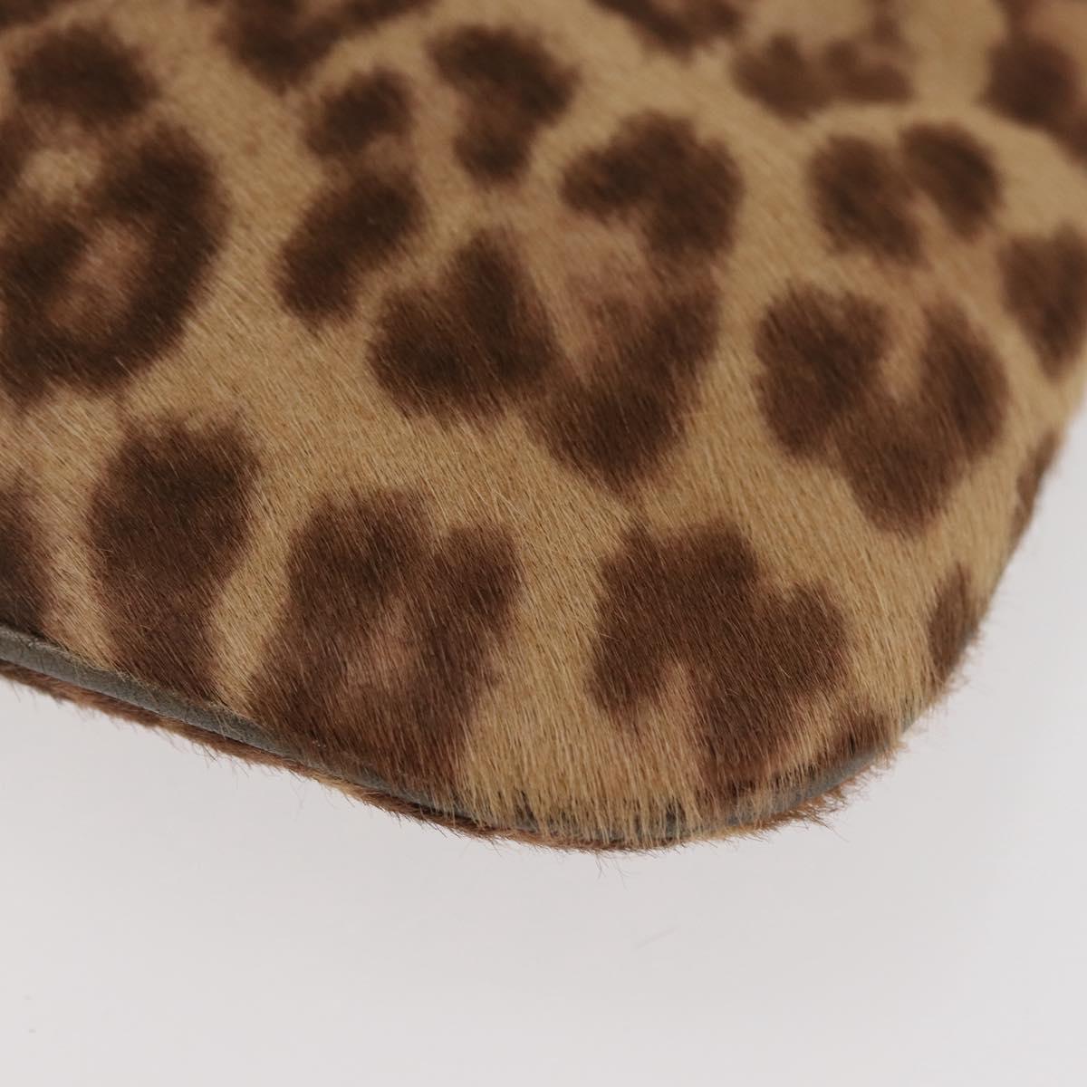 Salvatore Ferragamo Gancini Hobo Bag in leopard print pony hair