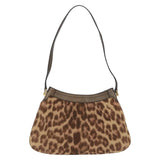 Salvatore Ferragamo Gancini Hobo Bag in leopard print pony hair