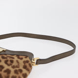 Salvatore Ferragamo Gancini Hobo Bag in leopard print pony hair